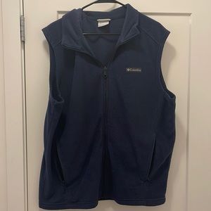 Men’s Large Blue Columbia Vest